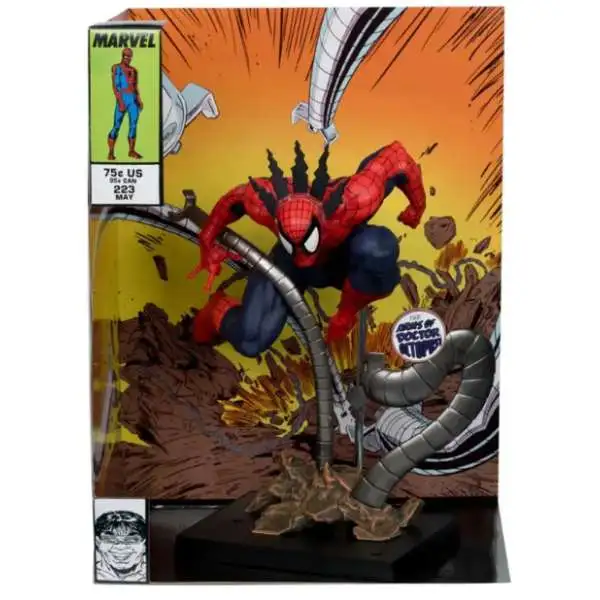 McFarlane Toys Marvel Spider-Man Posed Figure with Scene [Marvel Tales #223]