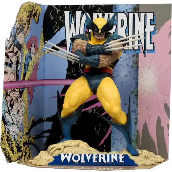 McFarlane Toys Marvel Wolverine Posed Figure with Scene
