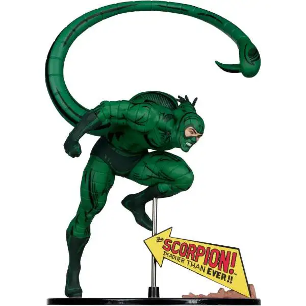 McFarlane Toys Marvel Scorpion Posed Figure with Scene [Amazing Spider-Man #318]