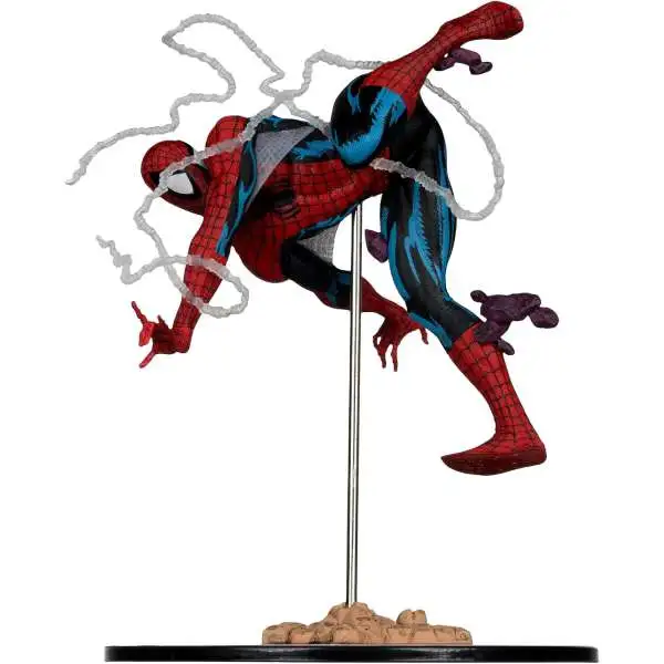 McFarlane Toys Marvel Spider-Man Posed Figure with Scene [issue #318]