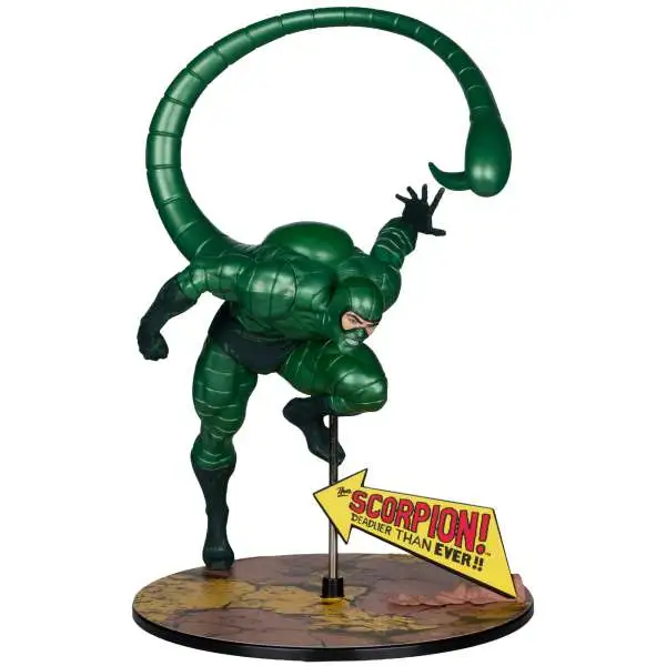 McFarlane Toys Marvel Gold Label Collection Scorpion Posed Figure with Scene