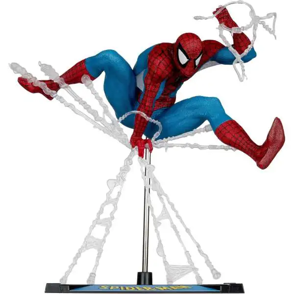 McFarlane Toys Marvel Rivals Spider-Man Posed Figure with Scene [Marvel Age #90]
