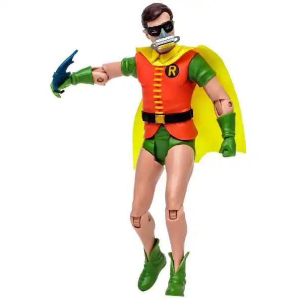 McFarlane Toys DC Batman 1966 Retro Series Robin Exclusive Action Figure [with Oxygen Mask]