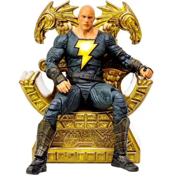 McFarlane Toys DC Multiverse Black Adam with Throne Action Figure