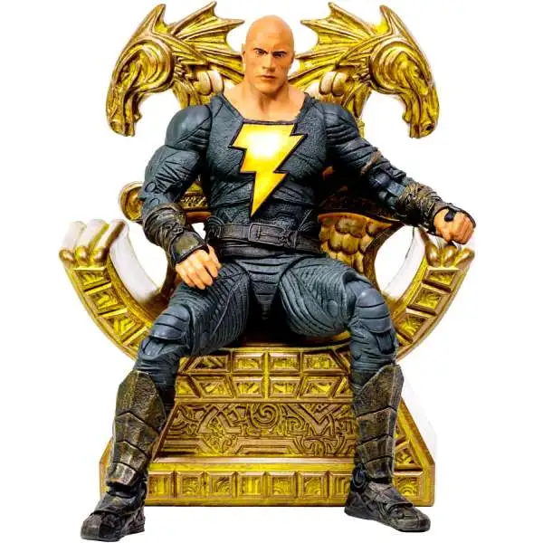 McFarlane Toys DC Multiverse Black Adam with Throne Action Figure [Damaged Package]