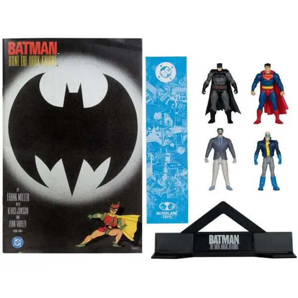 McFarlane Toys DC Page Punchers Batman, Son of Batman, Superman & Joker Action Figure 4-Pack [The Dark Knight Returns]
