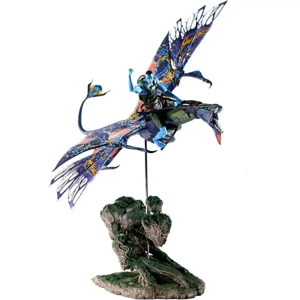 McFarlane Toys Avatar Way of the Water Gold Label Collection Recom Quaritch & RDA Banshee Deluxe Action Figure