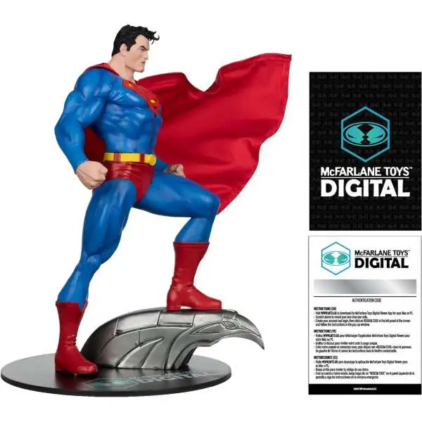 McFarlane Toys DC Direct Superman 12-Inch Statue [Jim Lee, Digital Collectible]