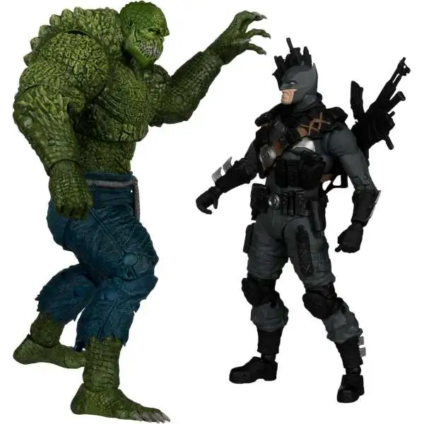McFarlane Toys DC Multiverse Collector Edition The Grim Knight vs Killer Croc Action Figure 2-Pack
