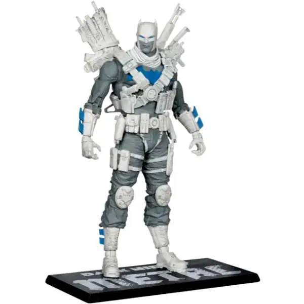 McFarlane Toys DC Multiverse Gold Label Collection The Grim Knight Action Figure [Dark Nights Metal, Black & White Accent Edition]