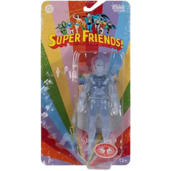 McFarlane Toys DC Super Friends Retro Series Superman (Crystallized) Action Figure [Red Platinum Edition]