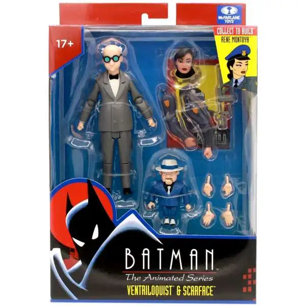 McFarlane Toys DC Multiverse Build Rene Montoya Series Ventriloquist & Scarface Action Figure [Batman: The Animated Series]