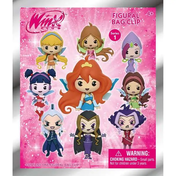 Winx Club 3D Figural Bag Clip Series 1 Mystery Pack [1 RANDOM Figure]