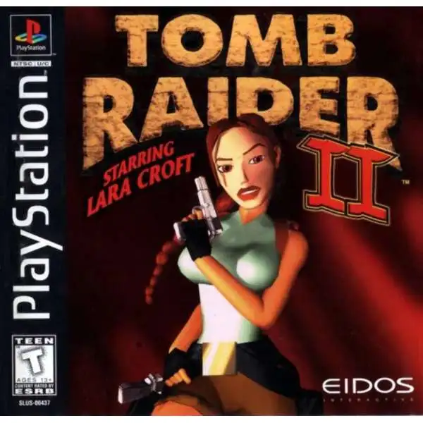 Playstation Tomb Raider 2 Video Game [Complete in Box]