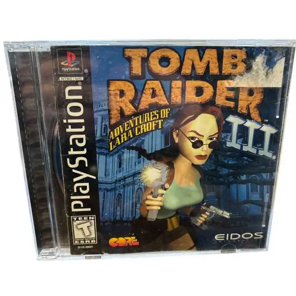 Playstation Tomb Raider 3 Video Game [Complete in Box]