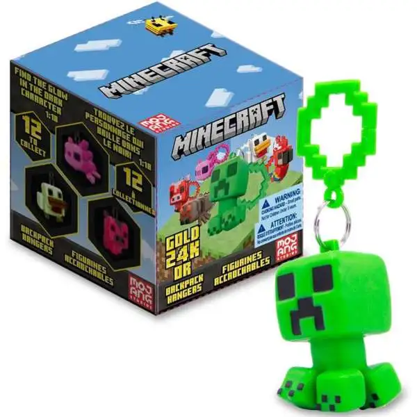 Minecraft Backpack Hangers Mystery Pack [1 RANDOM Figure]