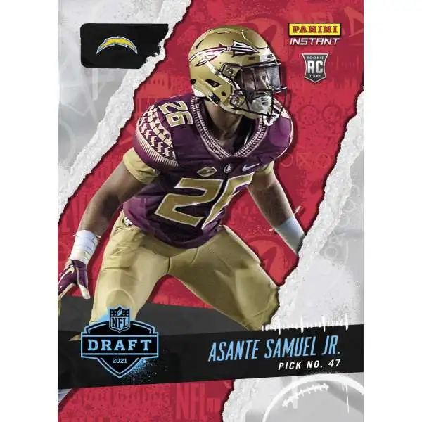 NFL San Diego Chargers 2021 Instant Draft Night Football Asante Samuel Jr.