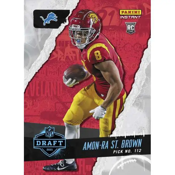 NFL Detroit Lions 2021 Instant Draft Night Football Amon-Ra St. Brown #32 [/802]