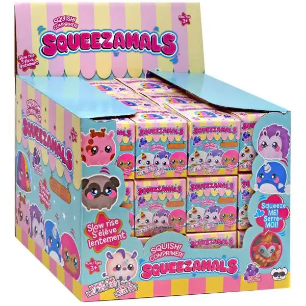 Squeezamals Micro Holiday Series Surprise Calendar - 12 Pack