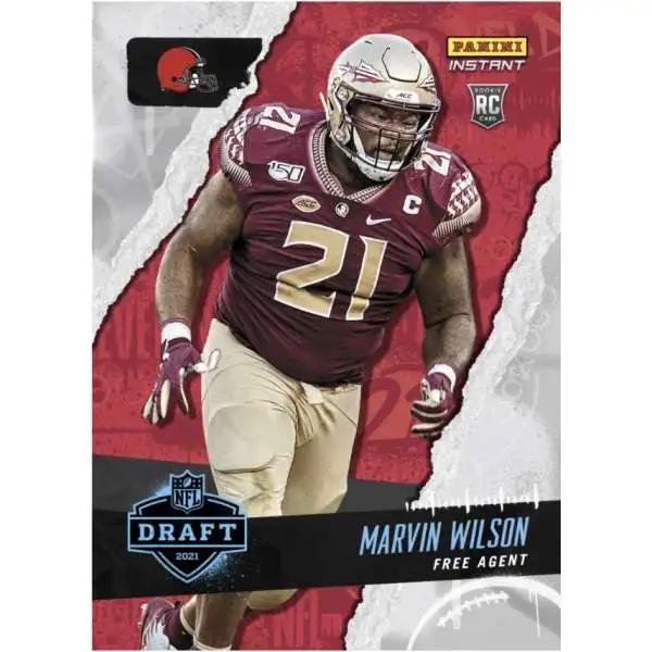 NFL Cleveland Browns 2021 Instant Draft Night Football Marvin Wilson #40 [/771]