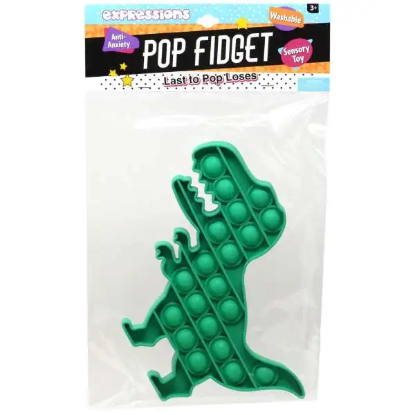 Expressions T-Rex Green Fidget Toy