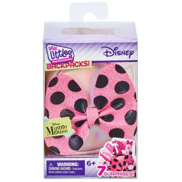 Shopkins Real Littles Disney Backpacks! Series 1 Minnie Mouse Mystery Pack [7 Surprises!]