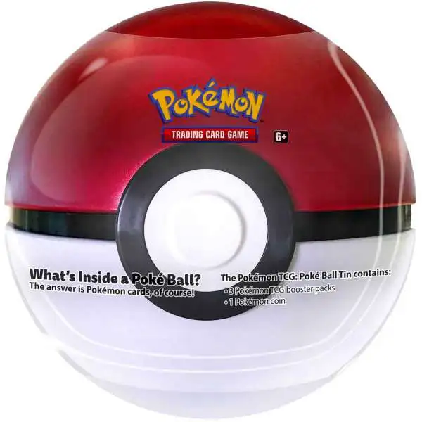 Pokemon 2021 Poke Ball Pokeball Tin Set [3 Booster Packs & Coin]