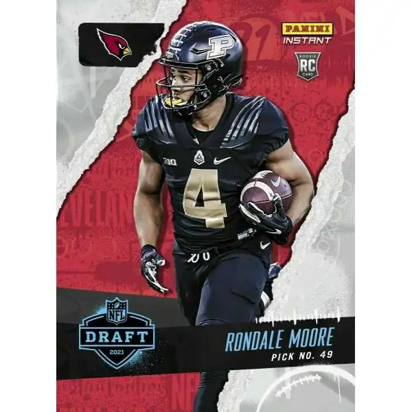 NFL Arizona Cardinals 2021 Instant Draft Night Football Rondale Moore