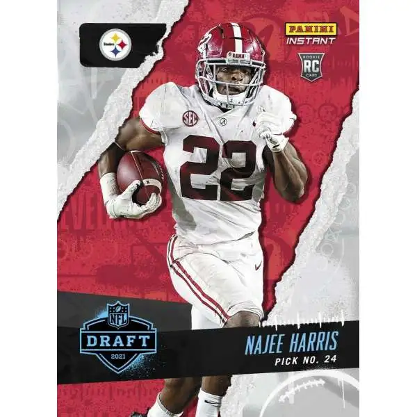 NFL Pittsburgh Steelers 2021 Instant Draft Night Football Najee Harris