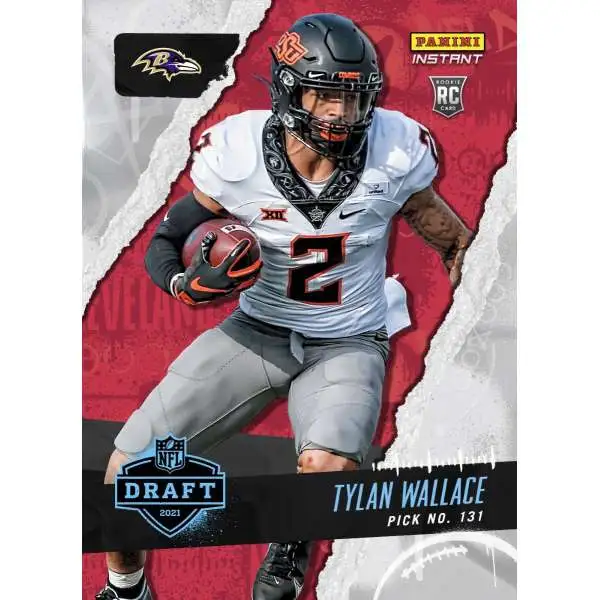 NFL Baltimore Ravens 2021 Instant Draft Night Football Tylan Wallace #34 [/777]