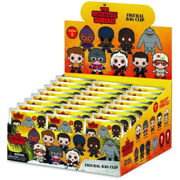 DC 3D Figural Keyring The Suicide Squad Series 2 Mystery Box [24 Packs]