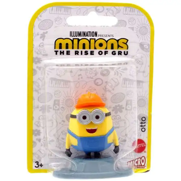 Despicable Me Minions: The Rise of Gru Micro Collection Otto 2.5-Inch Mini Figure [Construction Worker]