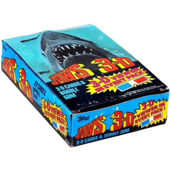 Jaws 3-D Trading Card Box [36 Packs]