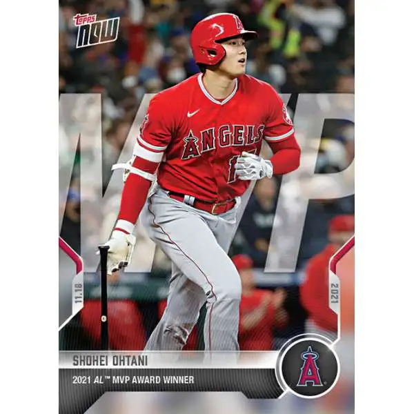 MLB Los Angeles Angels 2021 Topps Now Baseball Shohei Ohtani Exclusive OS-40