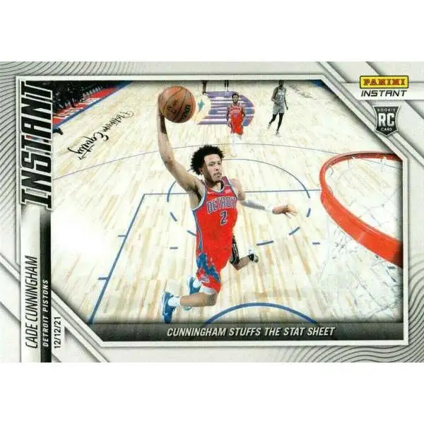 Cade Cunningham Detroit Pistons Autographed 2021-22 Panini Prizm Cracked  Ice Prizm #282 Beckett Fanatics Witnessed Authenticated Rookie Card