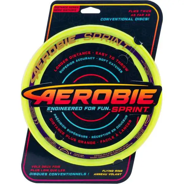 Aerobie Sprint Green/Yellow 10-Inch Frisbee