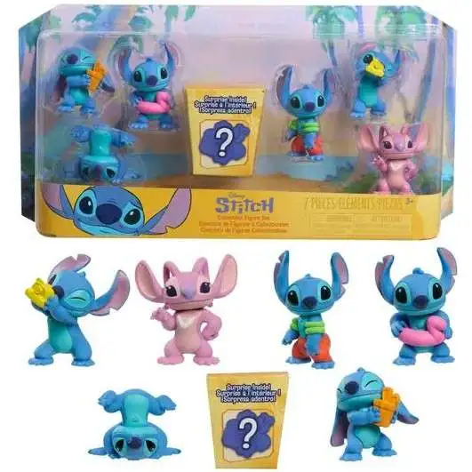 Disney Stitch 7-Piece PVC Figure Play Set (Pre-Order ships January)