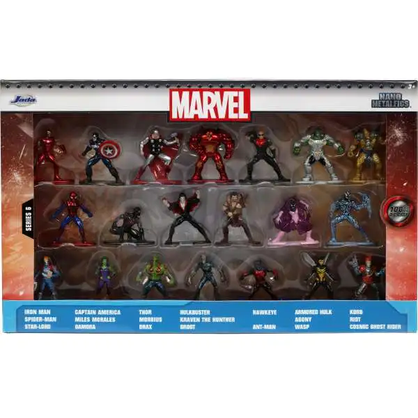 Nano Metalfigs Marvel 1.5-Inch Diecast Figure 20-Pack
