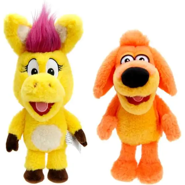 Donkey Hodie & Bob Dog 8-Inch Plush with Sound 2-Pack