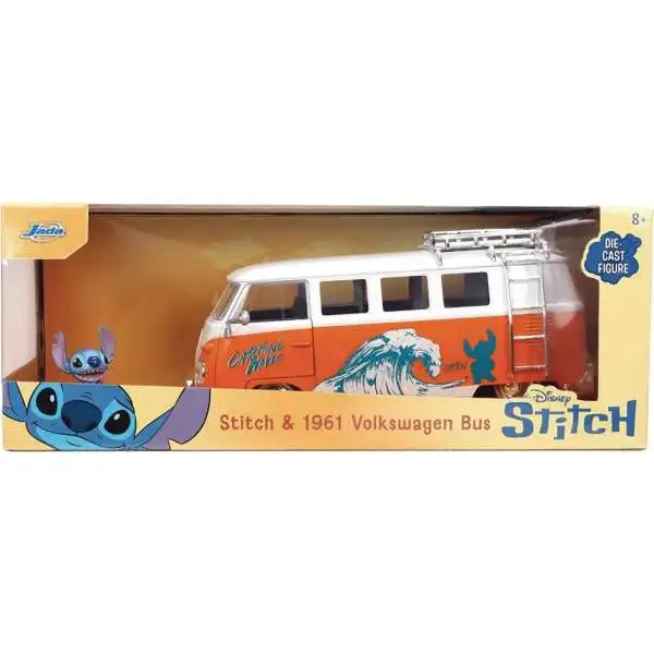 Disney Lilo & Stitch Stitch & 1961 Volkswagen Bus Diecast Vehicle & Figure (Pre-Order ships January)