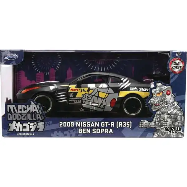Hollywood Rides Mechagodzilla 2009 Nissan GT-R R35 Ben Sopra V.2 Diecast Vehicle (Pre-Order ships March)