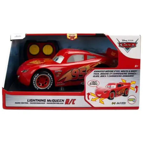 Disney / Pixar Cars Lightning McQueen Animated R/C Radio Control Car