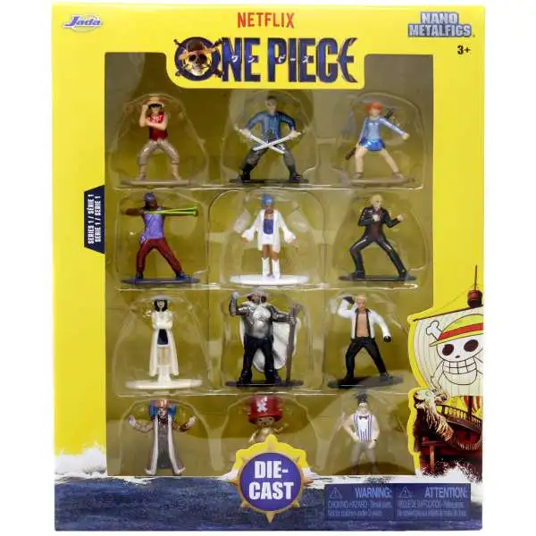 One Piece Die Cast Figure 12-Pack