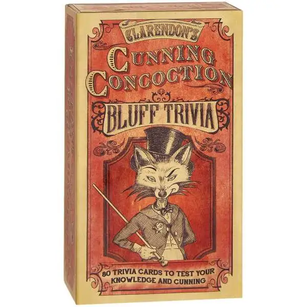 Claredon's Cunning Concoction Vintage Party Card Game [Bluff Trivia]