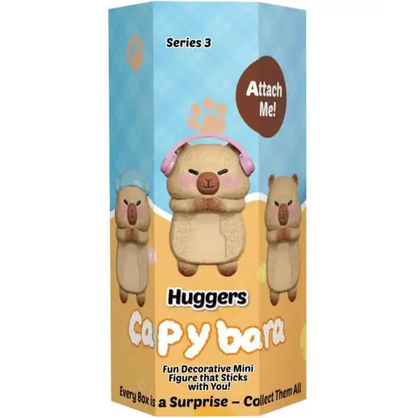 Huggers Series 3 Capybara Mystery Pack [1 RANDOM Phone Hugging Figure]