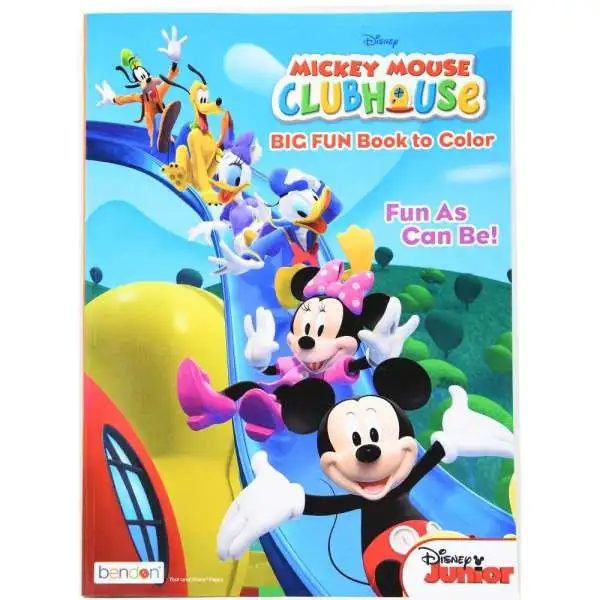 Disney Mickey Mouse Clubhouse Big Fun Book to Color Coloring Book