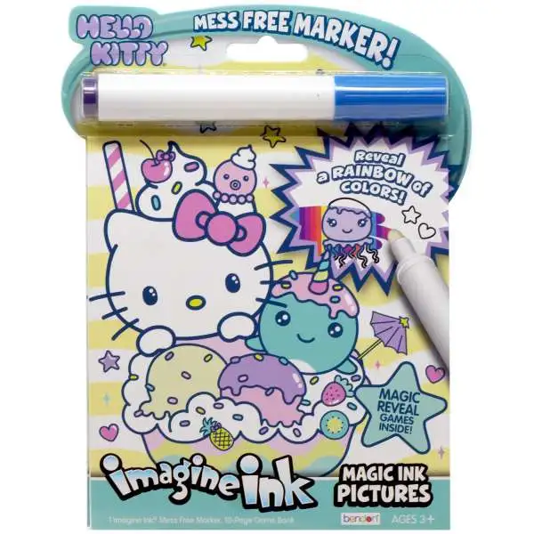 Sanrio Hello Kitty & Friends Imagine Ink Magic Ink Pictures Activity Book [6" x 5.5"]