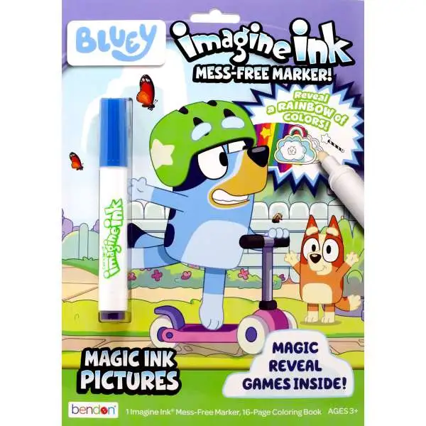 Bluey Imagine Ink Magic Ink Pictures Activity Book [Version 2]