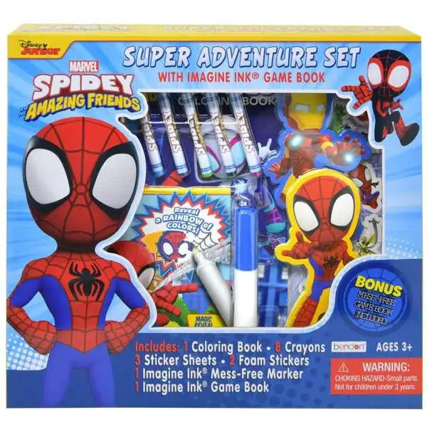 Marvel Spidey & His Amazing Friends Super Adventure Set [with Imagine Ink Game Book]
