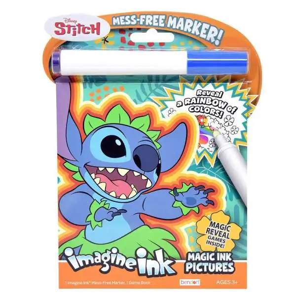 Disney Stitch Imagine Ink Magic Ink Pictures Activity Book